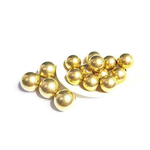 100pcs 1.8mm Solid Brass Balls for Electric Switches Machine Precise Copper Ball displayed on white background