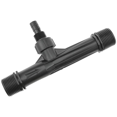 1 Inch Black Venturi Injector Tube for Outdoor Garden and Farm Use Fertilizer Mixer, durable polypropylene, chemical resistant