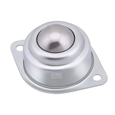 XiKe 8 Pack 1 Inch Ball Transfer Bearings with Stamped Housing for Heavy Duty Handling and Smooth 360 Degree Rotation