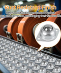 Rust resistant 1 Inch Ball Transfer Bearings Set With 16 Pcs 360 Degree Rotation Universal Ball Rollers on conveyor rollers.