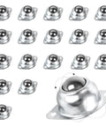 1 Inch Ball Transfer Bearings Set With 16 Pcs 360 Degree Rotation Universal Ball Rollers Carbon Steel Casters for conveyors