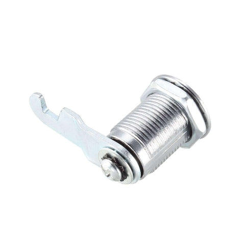 Cam Lock 1 Inch Cylinder Length for Cabinets No 1 Cam Fits Panels Up To Five Eighths Inch Thick Keyed Differently Zinc Alloy Chromium Plated Durable 2 Pieces Locking Hardware