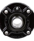 Front view of 1 Inch Flange Block Ball Bearing FC3U216N By Rexnord Link Belt with heavy duty cast iron housing and sealed bearings.