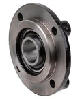 1 Inch Flange Block Ball Bearing FC3U216N By Rexnord Link Belt, heavy duty cast iron housing, close-up view
