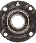 Front view of 1 Inch Flange Block Ball Bearing FC3U216N By Rexnord Link Belt, Heavy Duty Cast Iron Housing, Sealed Bearings.
