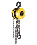 1 Ton Hand Chain Hoist Chain Block With 2 Heavy Duty Hooks 10 Ft Lift 2200 Lbs Capacity for warehouse use