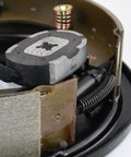 Close-up of 10 Inch Electric Trailer Brake Magnet Kit for 10 By 2-1/4 Inch Brakes, showing magnet and springs