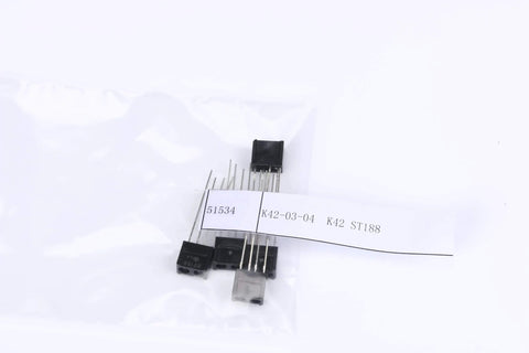 10 Pcs ST188 Infrared Photoelectric Sensor Switch Kit For Slot PCB Interrupter and DIY electronics projects in packaging.