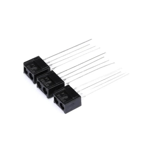 10 Pcs ST188 Infrared Photoelectric Sensor Switch Kit For Slot PCB Interrupter, high-accuracy reflective optical sensor components on white background