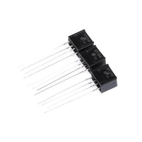 10 Pcs ST188 Infrared Photoelectric Sensor Switch Kit For Slot PCB Interrupter shown in close-up, ideal for DIY electronics projects.