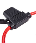 Beefy 10 Gauge Inline Fuse Holder Waterproof Pigtail Relay Kit With 2 Pack 30A And 40A Blade Fuses for Cars Trucks Boats