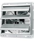 10 Inch Shutter Exhaust Fan With 820 CFM High Speed Aluminum Wall Mount Attic Fan For Ventilation And Cooling In Greenhouses Garages Sheds And Shops With AC Motor FCC Listed By VEVOR