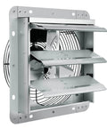 10 Inch Shutter Exhaust Fan With 820 CFM High Speed Aluminum Wall Mount Attic Fan For Ventilation And Cooling In Greenhouses Garages Sheds And Shops With AC Motor FCC Listed By VEVOR