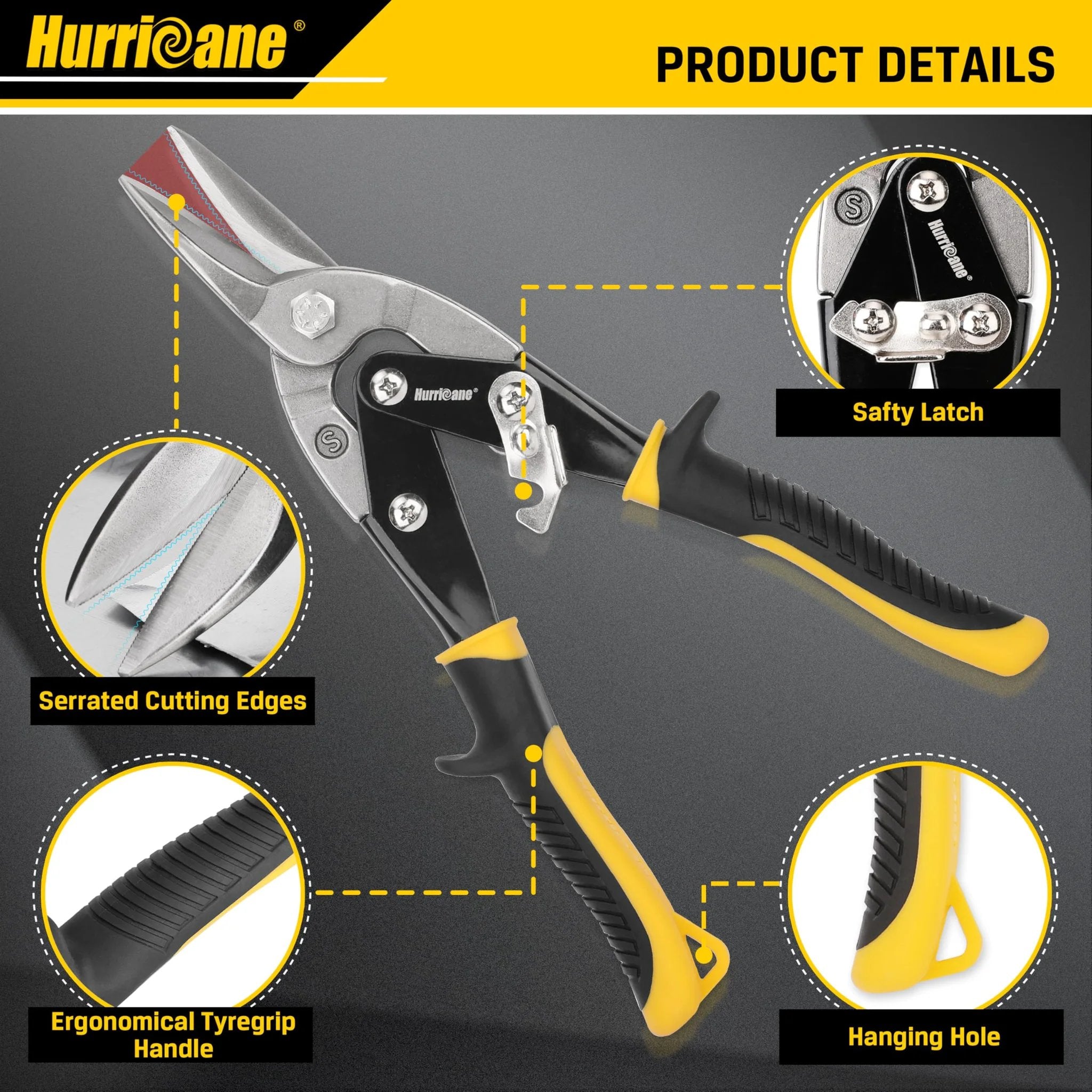 Aviation Tin Snips 10-Inch for Precise Cuts ✓