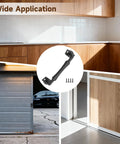 10 Inch Sliding Barn Door Handle Hardware In Matte Black Cast Iron Rustic Barn Door Pull With Mounting Screws for Various Applications