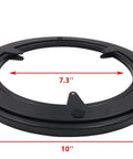 10 Inch Heavy Duty Lazy Susan Hardware Plastic Rotating Turntable Bearing with Steel Ball Bearings Round Swivel Ring front view