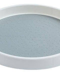 10" Non-Skid Rotating Kitchen Organizer - Low Profile - 360° Smooth Rotation - Compact Lazy Susan for kitchen organization.