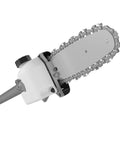 10 Inch Pole Saw Attachment With Automatic Lubrication For Gas Powered Tools showing cutting blade and durable fixed pole design