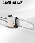 10 Inch Pole Saw Attachment With Automatic Lubrication for Gas Powered Tools showing chain and oil canister
