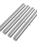 4 pack of 10 Inch Weld On Trailer Ramp Hinges Greasable Heavy Duty Steel 500 Lb Capacity Zinc Plated shown in a side view