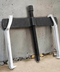 2 Jaw Gear Puller, 10 Inch Two Claw Gear Puller Tool, Heavy Duty Steel Bearing Puller For Flywheels And Industrial Removal