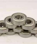 Stack of 10-Pack 61800ZZ 10x19x5mm Double Shielded ABEC-5 Ball Bearings made of chrome steel