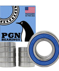 (10 Pack) 6205-2RS Bearing - Lubricated Chrome Steel Sealed Ball Bearing - 25x52x15mm Bearings with Rubber Seal & High RPM Support