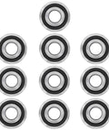 Premium 10 Pack Flanged Ball Bearings for 3/4 Inch Shafts and 1-3/8 Inch Hubs with Dual Seals Deep Groove for Lawn Mowers