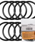 10 Pack 3043B O Ring Replacement Set For VP Racing Fuels 3042 Utility Jug Caps, black Buna-N rubber O-rings for fuel jugs and cans.