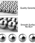 10 Pack 1/2 Inch Precision Chrome Steel Ball Bearings G25 AISI 52100 Hardened Built To Last For Heavy Duty Industrial Use