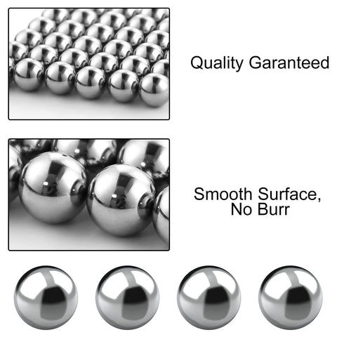 10 Pack 1/2 Inch Precision Chrome Steel Ball Bearings G25 AISI 52100 Hardened Built To Last For Heavy Duty Industrial Use