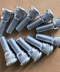 Ten-pack rear wheel studs with 1/2-20 threads, 0.668 inch knurl, and 1.75 inch length, a heavy-duty replacement for Dodge Dakota