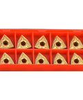 10 Pack WNMG432 Carbide Inserts For CNC Lathe Turning Tools Replacement In Tool Holders Beefy, Heavy Duty Coated Inserts