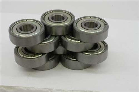 10 Shielded Bearing R1238ZZ 3/8x3/4x0.196 inch Miniature Bearings - VXB Ball Bearings