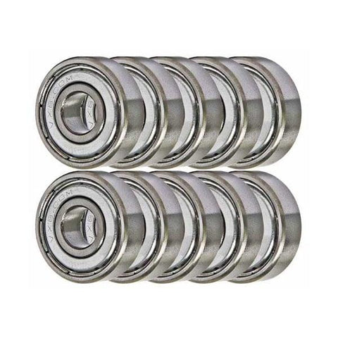 10 Shielded Bearing R188ZZ 1/4x1/2x3/16 inch Miniature Bearings - VXB Ball Bearings