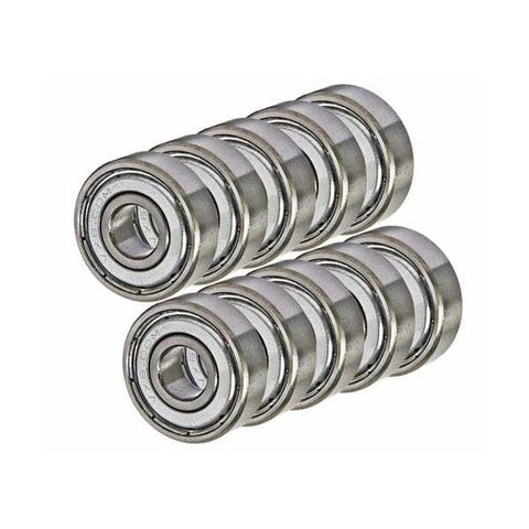 10 Shielded Bearing R3ZZ 3/16x1/2x0.196 inch Miniature Bearings - VXB Ball Bearings