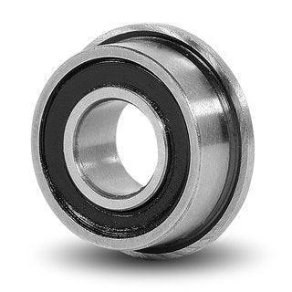 10 Stainless Steel Flanged Bearing SFR156-2RS 3/16x5/16x1/8 inch Sealed Bearings - VXB Ball Bearings