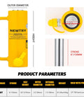 10 ton Hydraulic Jack Cylinder Long Ram 6” Stroke Portable Hydraulic Ram Industrial Lifting Tool Porta Power Retract Automatically