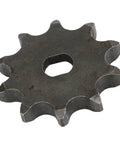 10 Tooth Sprocket For General Chain Gear And Motor Gear In Speed Reduction Systems Crafted From Premium Carbon Steel