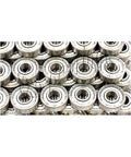 100 Bearings Electric Motor Quality 608ZZ 8x22x7mm Chrome Steel with Steel Cage - VXB Ball Bearings