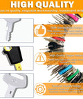 100 NonRepeating Full Range Master Equipment Key Set With 5 Keyrings highlighting quality materials and OEM design