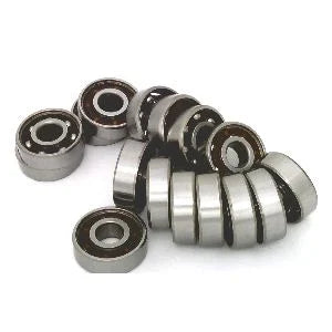 100 inline/Rollerblade/Skate Bearing Chrome Steel Open Ball bearing with Nylon Cage - VXB Ball Bearings