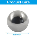 100 Pack 10mm Carbon Steel Bearing Balls For Industrial Equipment And DIY Projects, Precision Ground Polished Steel Balls