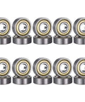 100 Pack 608 ZZ Deep Groove Ball Bearings With Double Metal Shields 8mm x 22mm x 7mm C3 High Speed Precision product image