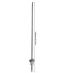 39.374 Inch Rolled Anti Backlash Ballscrew With Low Backlash Ball Nut For CNC Machines And 3D Printers shown vertically
