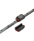 1000mm HSR15 HGR15 Square Linear Motion Guide Rail With Two CR Bearing Carriages for CNC Machines and DIY Linear Motion Projects, 15mm Wide