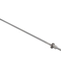 1000mm rolled ballscrew with 1605 nut for CNC machines and automation, high efficiency, low friction, anti backlash, smooth motion.
