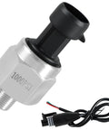 Ultra Accurate 1000 PSI Pressure Transducer Sensor With Connector Harness For Oil Water Fuel Air And 316 Stainless Steel Housing One Eighth Inch NPT Thread Go To Pick For Automotive And Industrial Systems 5 Volt DC Supply 0.5 To 4.5 Volt Output