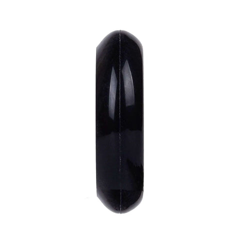Side view of 100mm Scooter Replacement Wheels Pair with Ball Bearings Black Pro Stunt Wheels for Smooth Fast Ride