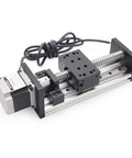 100mm / 3.94" Linear Motion Guide Actuator Double Linear Rail Slide 1605 Ballscrew Motorized XY XYZ Linear Stage Table Nema23 Stepper Motor